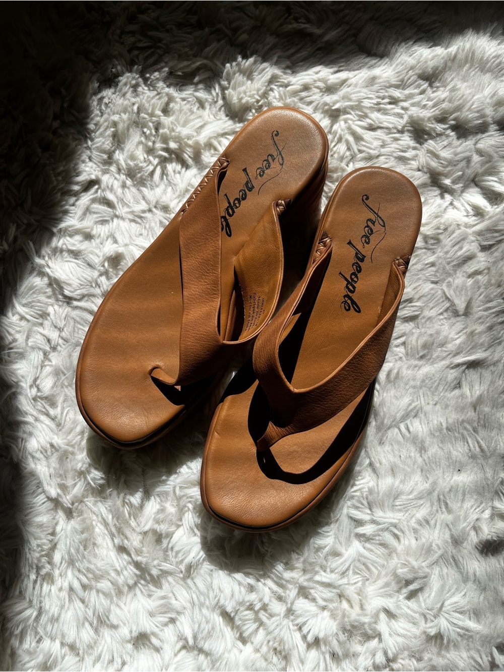 Free people haven thong platform shoes women’s size 37